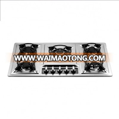 Good quality gas stove with 5 burners for cooking use MSD-8691